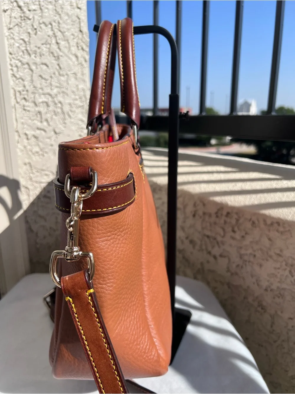 Dooney & Bourke Leather Satchel Tote